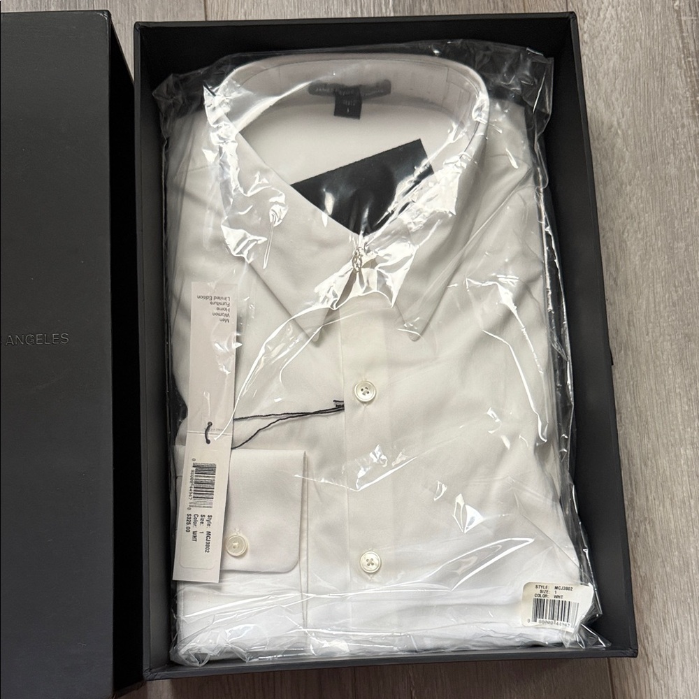 James Perse Men's White Dress Shirt